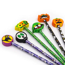 Carica l&#39;immagine nel visualizzatore di Gallery, Set 3 Matite Halloween Con Gommina
