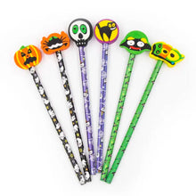 Carica l&#39;immagine nel visualizzatore di Gallery, Set 3 Matite Halloween Con Gommina
