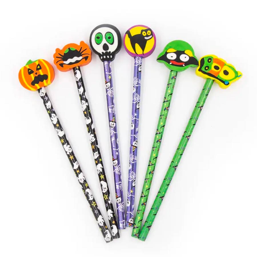 Set 3 Matite Halloween Con Gommina