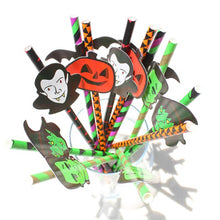 Load image into Gallery viewer, Cannucce Halloween in carta Set 6 pz
