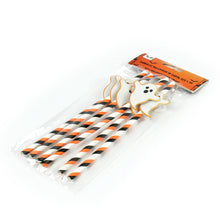 Carica l&#39;immagine nel visualizzatore di Gallery, Cannucce Halloween in carta Set 6 pz

