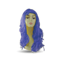 Load image into Gallery viewer, Parrucca capelli lunghi ciuffo fluo
