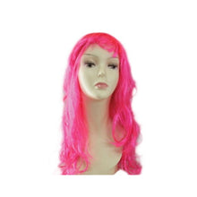 Load image into Gallery viewer, Parrucca capelli lunghi ciuffo fluo
