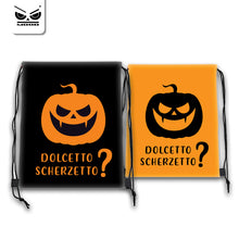 Carica l&#39;immagine nel visualizzatore di Gallery, Zainetto dolcetto o scherzetto zucca
