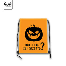 Carica l&#39;immagine nel visualizzatore di Gallery, Zainetto dolcetto o scherzetto zucca

