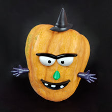 Load image into Gallery viewer, Kit per decorare le tue zucche di Halloween in modo simpatico
