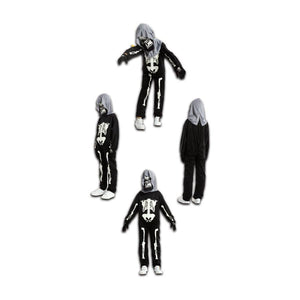 Vestito da scheletro che si illumina al buio - Bambino