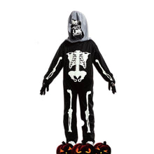 Load image into Gallery viewer, Vestito da scheletro che si illumina al buio - Bambino
