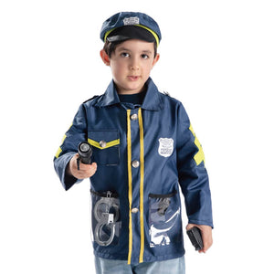 Vestito da poliziotto horror bambino