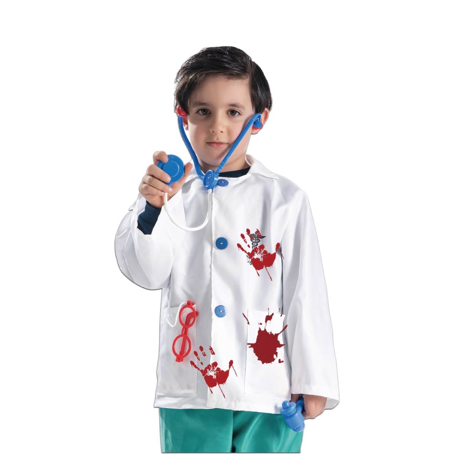 Vestito da Dottore Horror Bambino