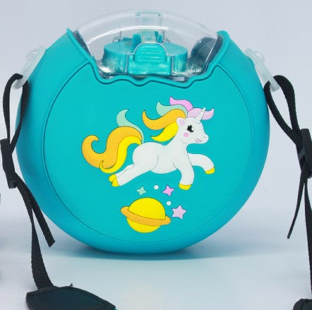 Borraccia unicorno con tracolla