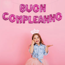 Load image into Gallery viewer, Palloncini Buon Compleanno Rosa
