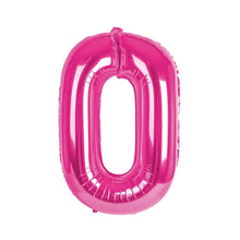 Carica l&#39;immagine nel visualizzatore di Gallery, Palloncino numero rosa 100 cm
