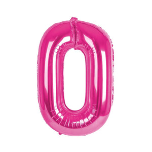 Palloncino numero rosa 100 cm