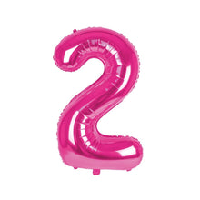 Carica l&#39;immagine nel visualizzatore di Gallery, Palloncino numero rosa 100 cm
