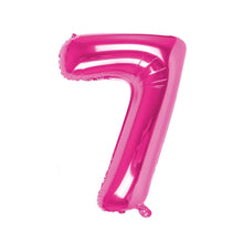 Carica l&#39;immagine nel visualizzatore di Gallery, Palloncino numero rosa 100 cm
