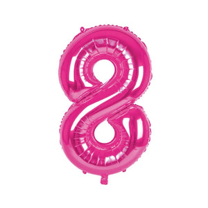 Palloncino numero rosa 100 cm