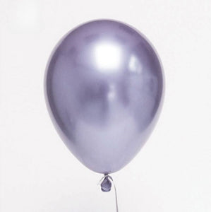 20 palloncini in lattice metallizzati lilla