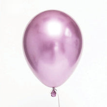 Carica l&#39;immagine nel visualizzatore di Gallery, 20 palloncini in lattice metallizzati rosa
