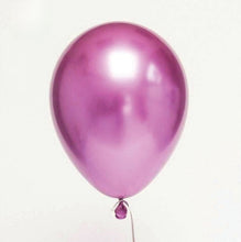 Carica l&#39;immagine nel visualizzatore di Gallery, 20 palloncini in lattice metallizzati fucsia
