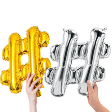 Carica l&#39;immagine nel visualizzatore di Gallery, Palloncino # hashtag
