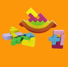 Load image into Gallery viewer, Gioco arcobaleno in legno
