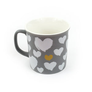 Tazza grey heart