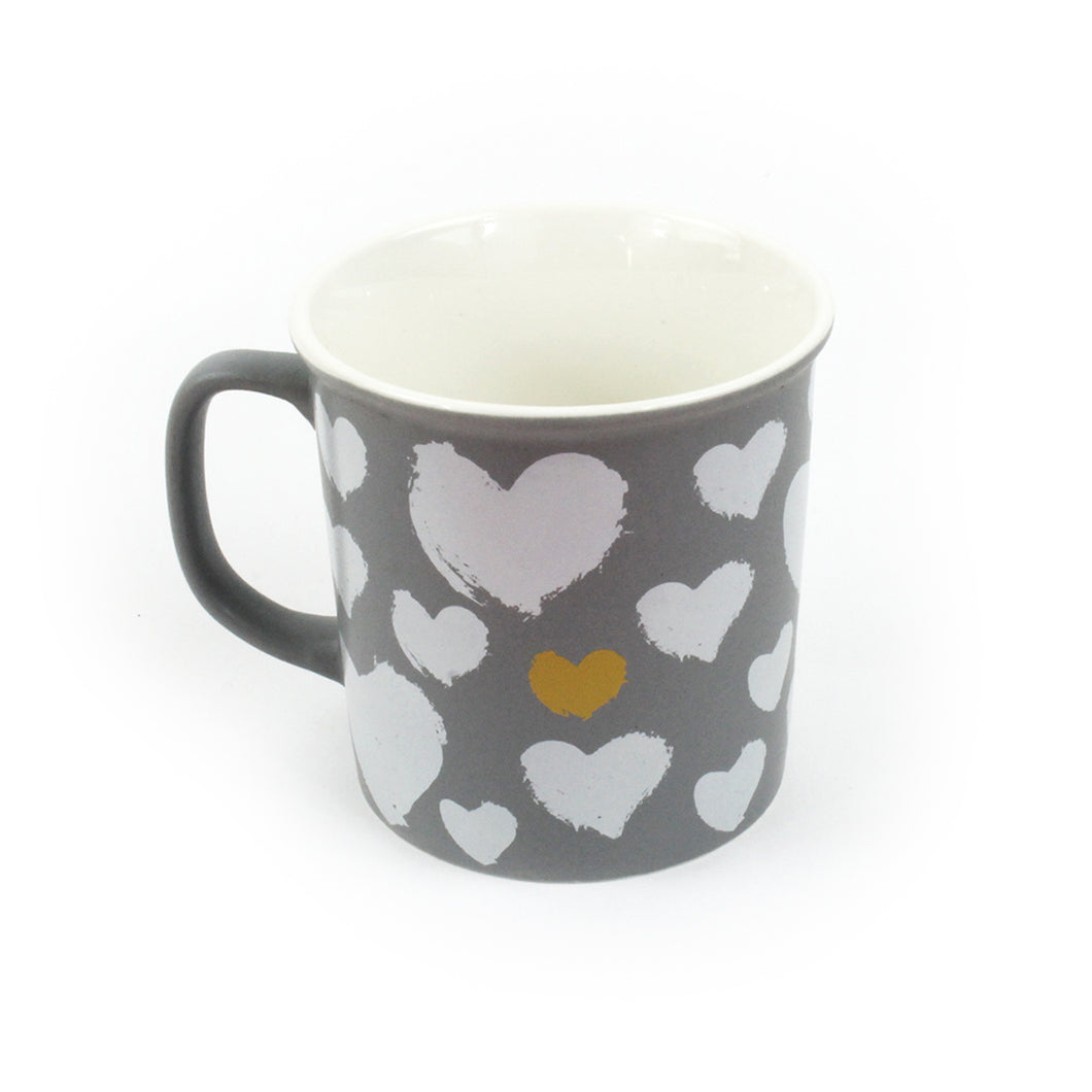Tazza grey heart