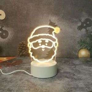 Lampada Sagomata Natalizia Babbo Natale