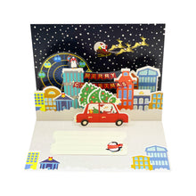Carica l&#39;immagine nel visualizzatore di Gallery, Set 4 Biglietti Auguri 3D Natale
