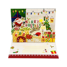 Carica l&#39;immagine nel visualizzatore di Gallery, Set 4 Biglietti Auguri 3D Natale
