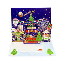 Carica l&#39;immagine nel visualizzatore di Gallery, Set 4 Biglietti Auguri 3D Natale
