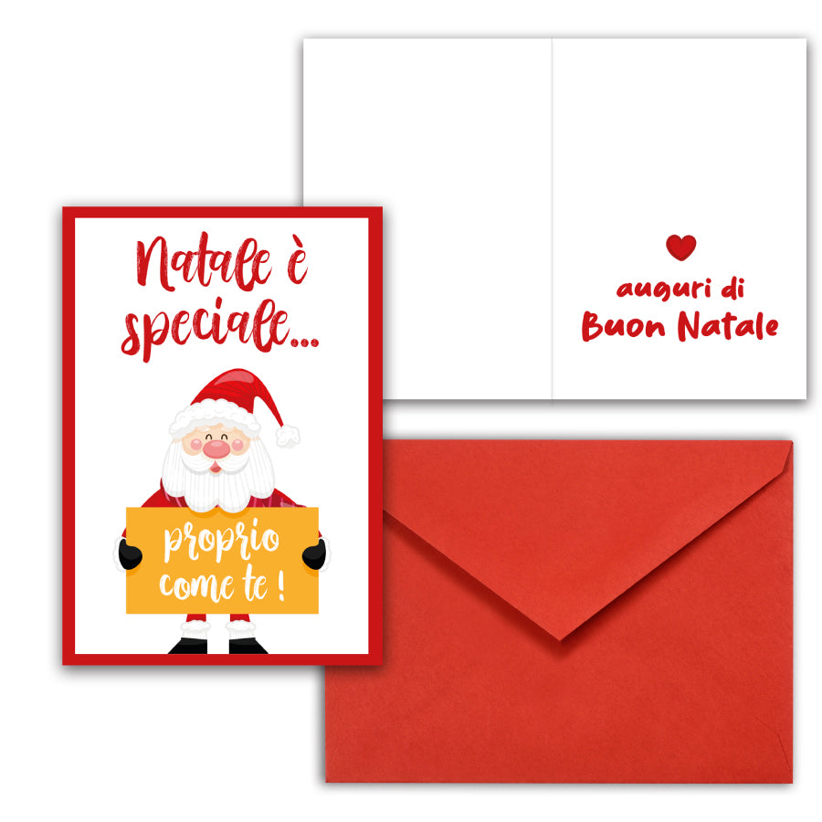 Biglietto auguri Natale speciale