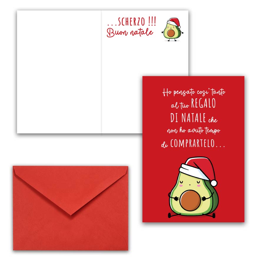Biglietto auguri Avocado
