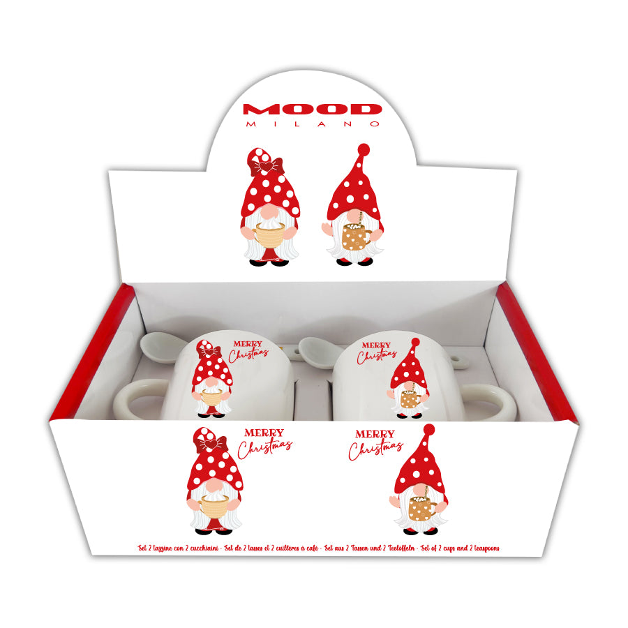 Tazzine gnomi Set 2 pz