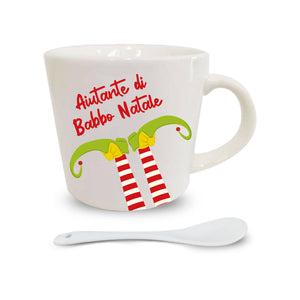 Tazzina del caffè con cucchiaino Elfo