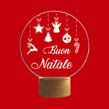 Carica l&#39;immagine nel visualizzatore di Gallery, Lampada acrilico round xmas
