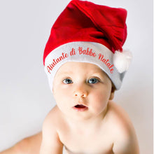 Load image into Gallery viewer, Cappello aiutante di Babbo Natale bambino
