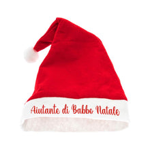 Load image into Gallery viewer, Cappello aiutante di Babbo Natale bambino

