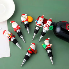 Carica l&#39;immagine nel visualizzatore di Gallery, Tappo bottiglia Babbo Natale
