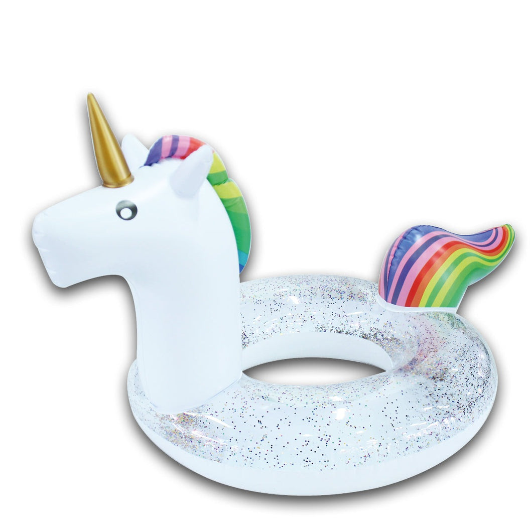 Ciambella gonfiabile unicorno rainbow