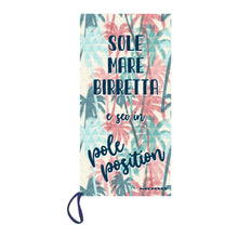Carica l&#39;immagine nel visualizzatore di Gallery, Asciugamano in microfibra &quot;Sole Mare e Birretta&quot;
