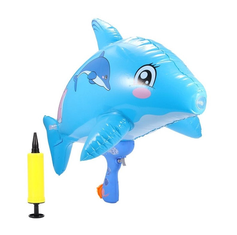 Pistola ad acqua gonfiabile delfino
