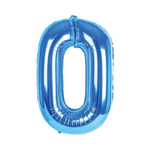 Carica l&#39;immagine nel visualizzatore di Gallery, Palloncino numero azzurro 100 cm
