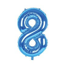 Carica l&#39;immagine nel visualizzatore di Gallery, Palloncino numero azzurro 100 cm
