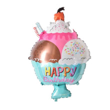 Carica l&#39;immagine nel visualizzatore di Gallery, Palloncino gelato happy birthday
