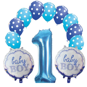 Set palloncini 1° compleanno baby boy – MOOD MILANO STORE