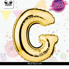 Carica l&#39;immagine nel visualizzatore di Gallery, Palloncino lettera oro 35 cm
