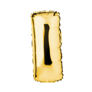 Palloncino lettera oro 35 cm