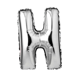 Palloncino lettera argento 35 cm